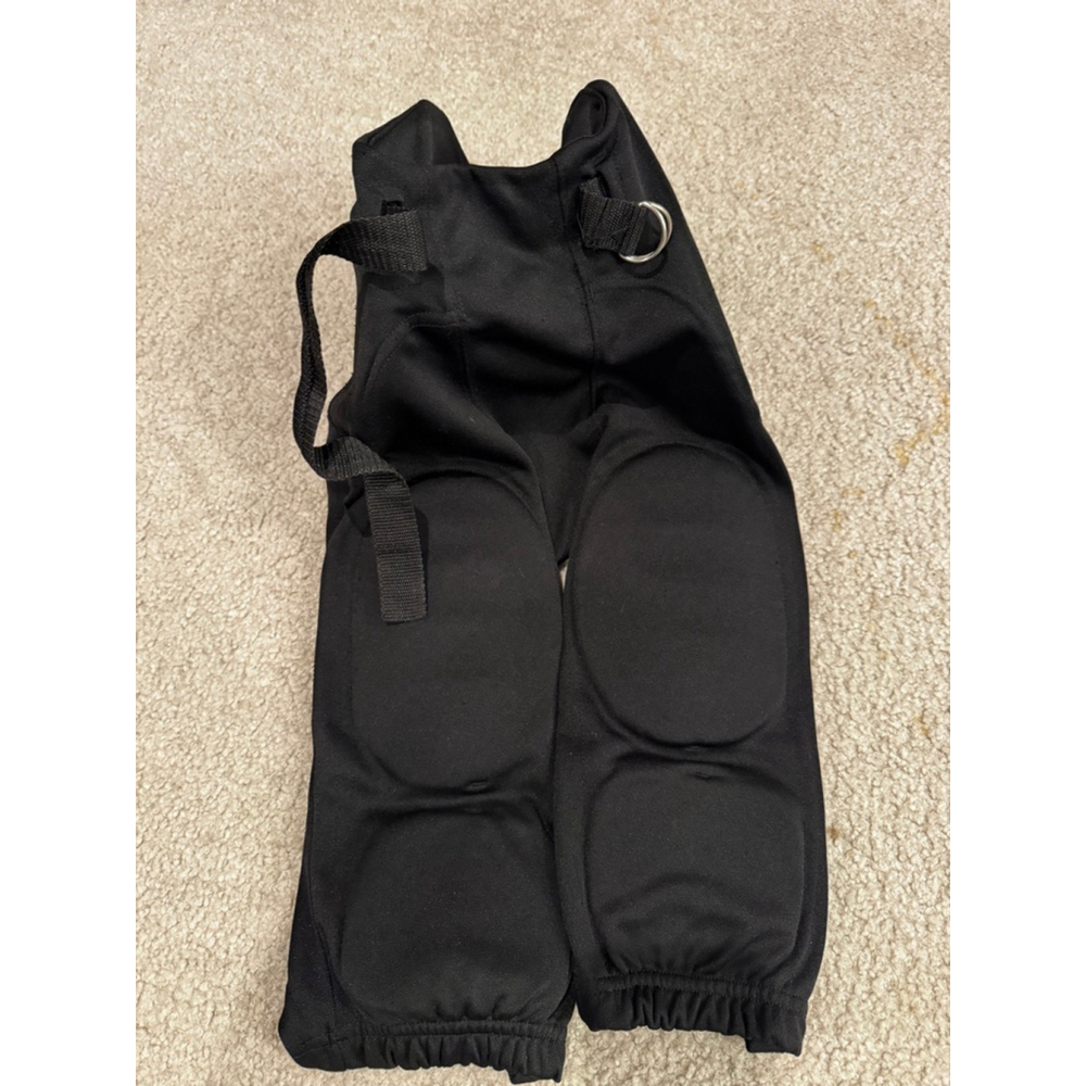 Kids Black Padded Casual Bottoms